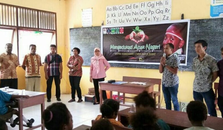 GGD Turun Bersama Mengedukasi Anak Negeri di Distrik Manokwari Utara